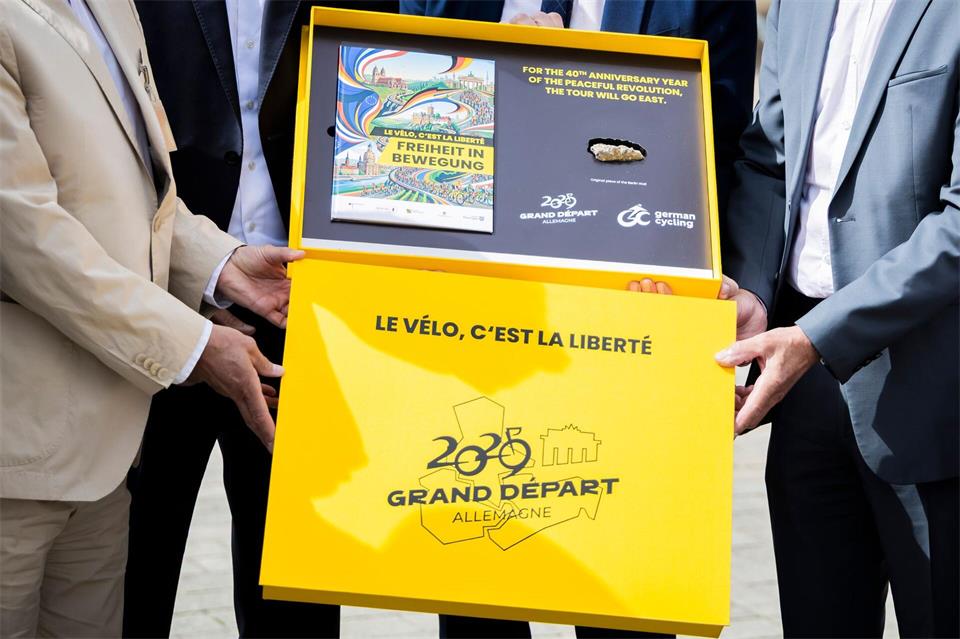Deutschland bewirbt sich um den Grand Depart, den Start der Tour de France, 2029. (Archivbild)Christoph Soeder/dpa