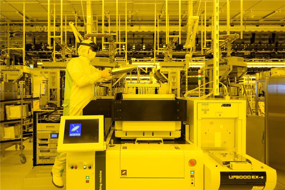 Deutschland ist ein Schlüssellieferant bei der globalen Halbleiterproduktion.Robert Michael/dpa