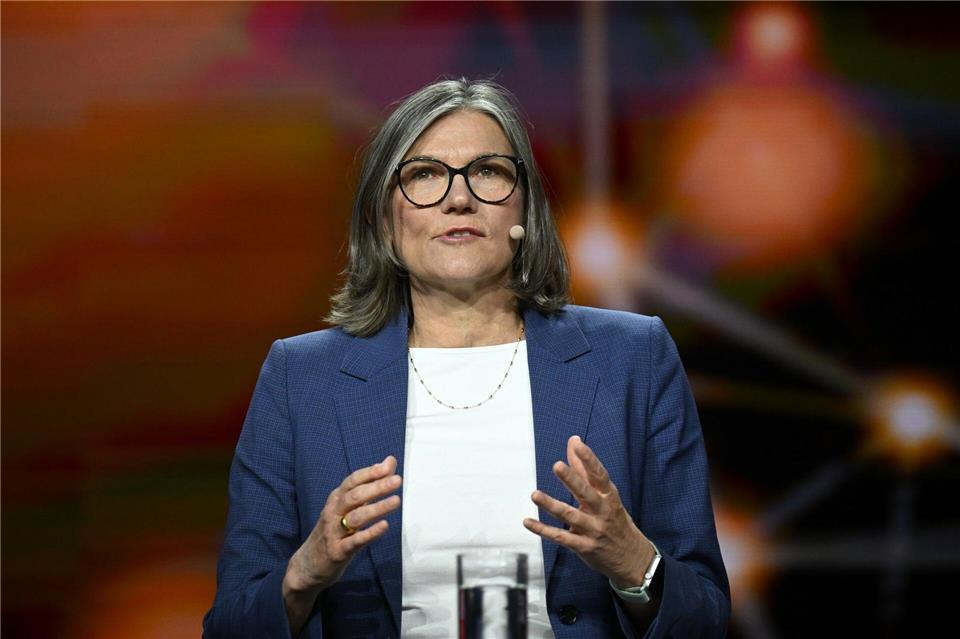 Deutschland sollte sich mehr auf Stärken statt auf Schwächen besinnen, findet die IG Metall-Vorsitzende.Shireen Broszies/dpa