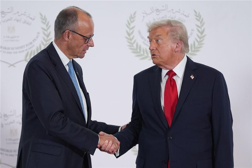 Nach Trumps Nahost-Reise: Wie geht es weiter in Gaza? Deutschland will sich am Wiederaufbau beteiligen. Evan Vucci/AP Pool/AP/dpa