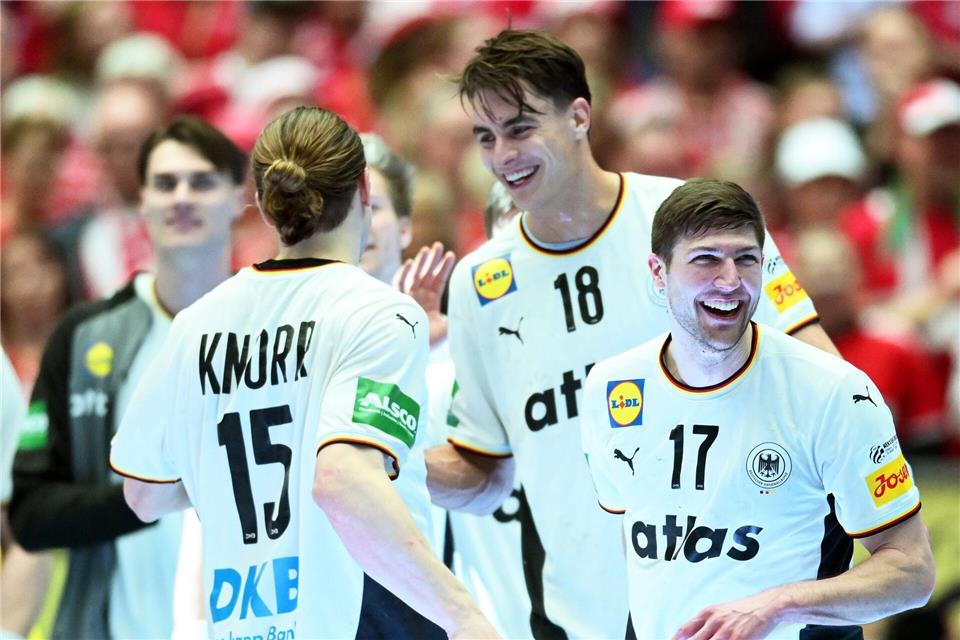 Deutschlands Handballer spielen um ihre erste EM-Medaille seit dem Titel 2016. Sina Schuldt/dpa