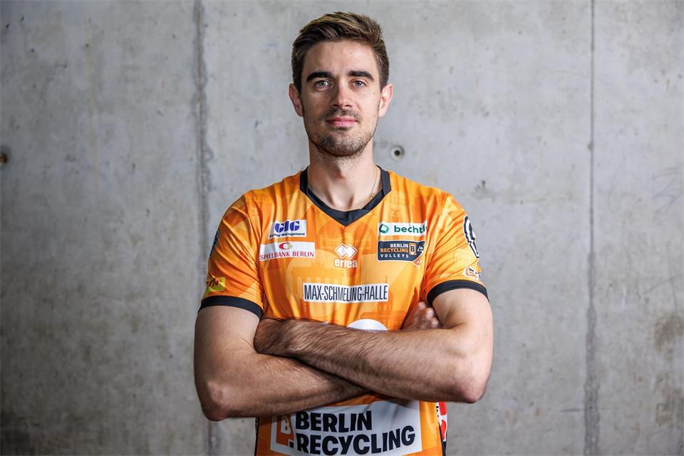 Diagonalangreifer Daniel Malescha sammelte die meisten Punkte für die BR Volleys (Archivbild)Andreas Gora/dpa