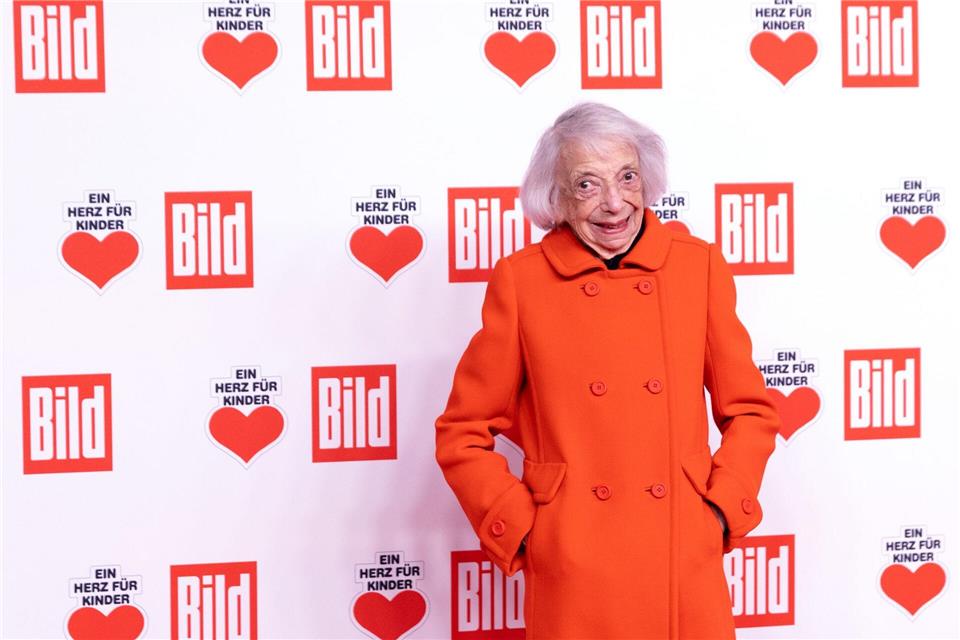 Die 103-jährige Margot Friedländer bei „Ein Herz für Kinder“Carsten Koall/dpa