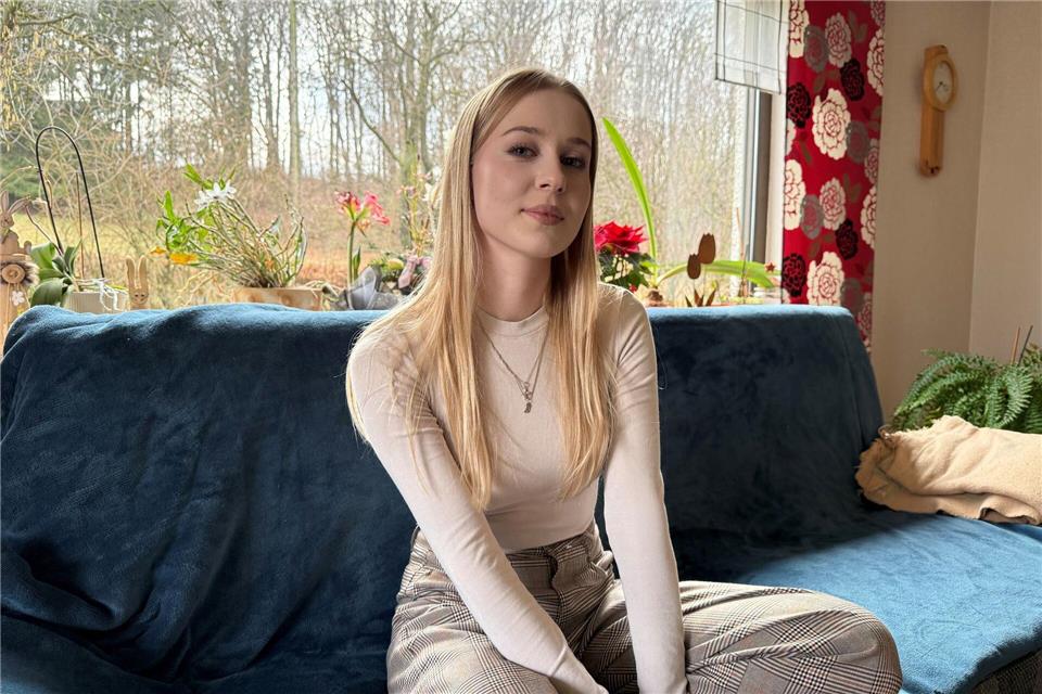 Die 19-jährige Nika Ivchenko wird am vierten Jahrestag des Krieges in der Ukraine innehalten.Birgit Reichert/dpa