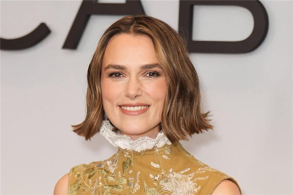Die 1985 in London geborene Keira Knightley kann schon auf eine mehr als zwanzigjährige Filmkarriere blicken. (Archivbild)Jordan Pettitt/PA Wire/dpa