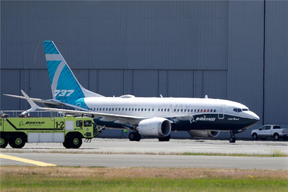 Die 737 Max 7 ist die kleinste Variante von Boeings wichtigster Modellfamilie. (Archivbild)Elaine Thompson/AP/dpa