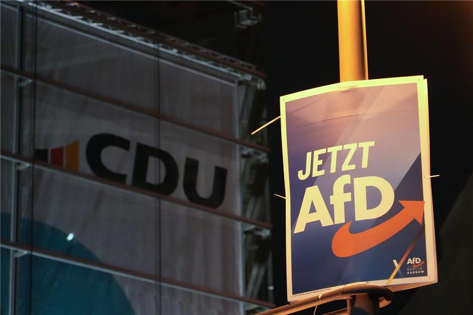 Die AfD hat bei der Bundestagswahl der CDU in Dresden den Rang abgelaufen (Symbolbild).Manuel Genolet/dpa