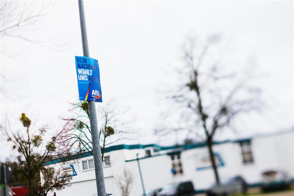 Die AfD hat in mehreren Landesteilen hohe Ergebnisse eingefahren. (Archivbild)Philipp von Ditfurth/dpa