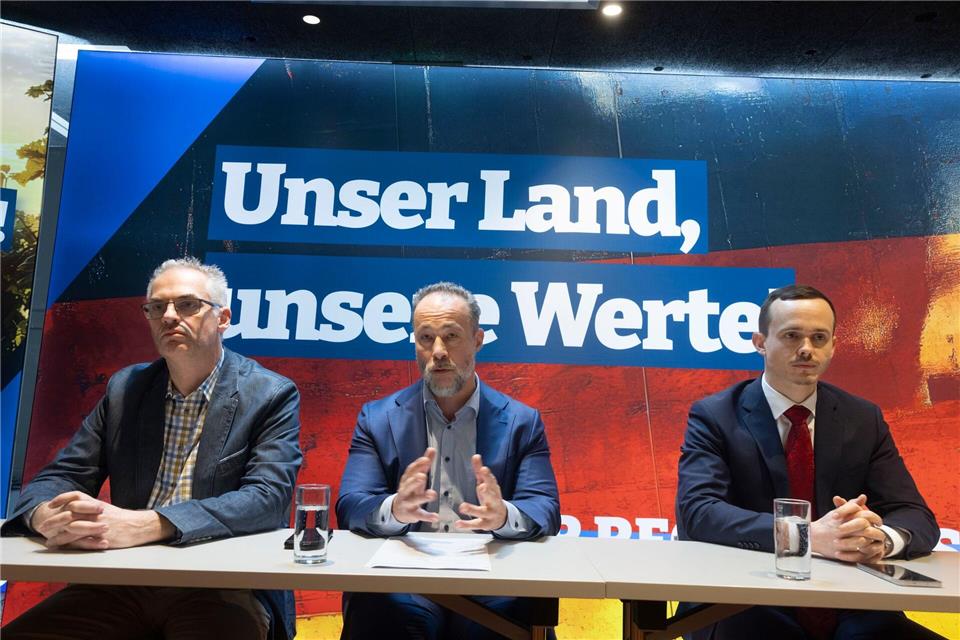 Die AfD peilt bei der Landtagswahl in Rheinland-Pfalz ein Ergebnis von 20 plus X an. (Archivbild) Helmut Fricke/dpa