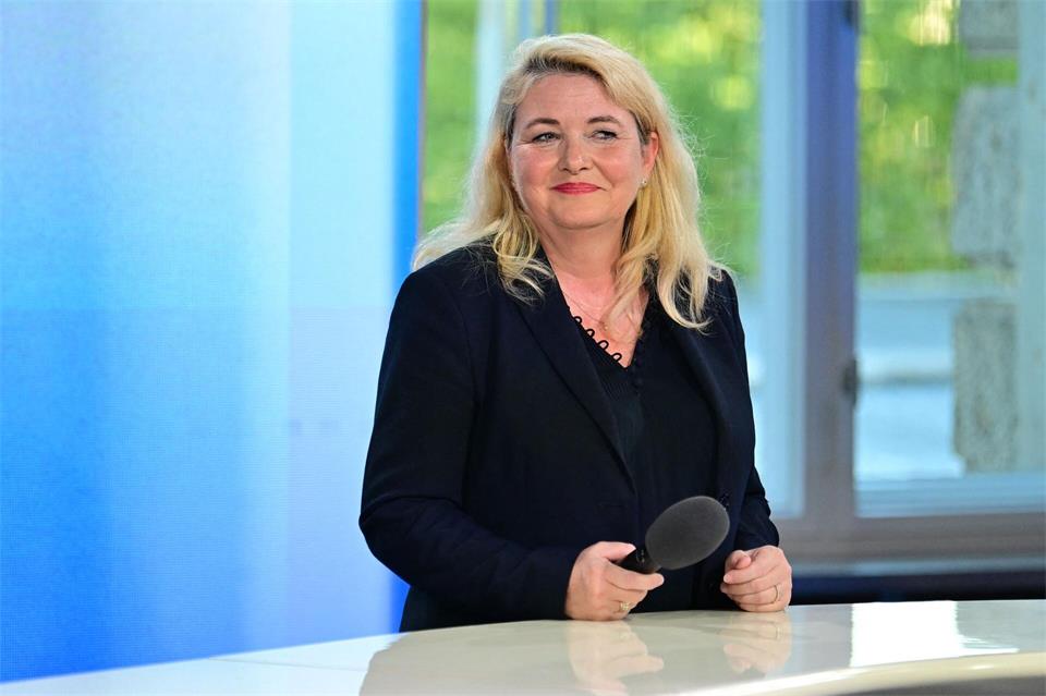 Die AfD unter Landeschefin Kristin Brinker hat bei der Abgeordnetenhauswahl in Berlin in Marzahn-Hellersdorf ihre stärksten Ergebnisse geholt.Fabian Sommer/dpa