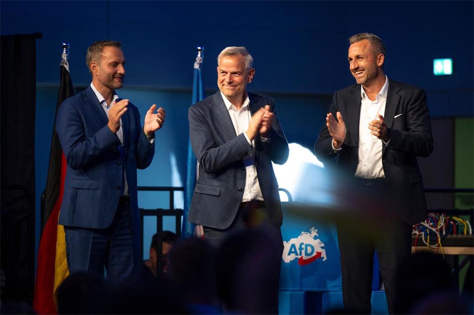 Die AfD will für die Landtagswahl in Mecklenburg-Vorpommern bisherige Nichtwähler mobilisieren.Philip Dulian/dpa