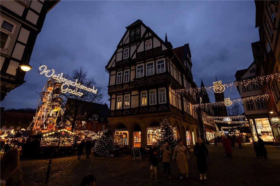 Die Altstadt in Goslar ist Teil des Unesco-Weltkulturerbes.Swen Pförtner/dpa