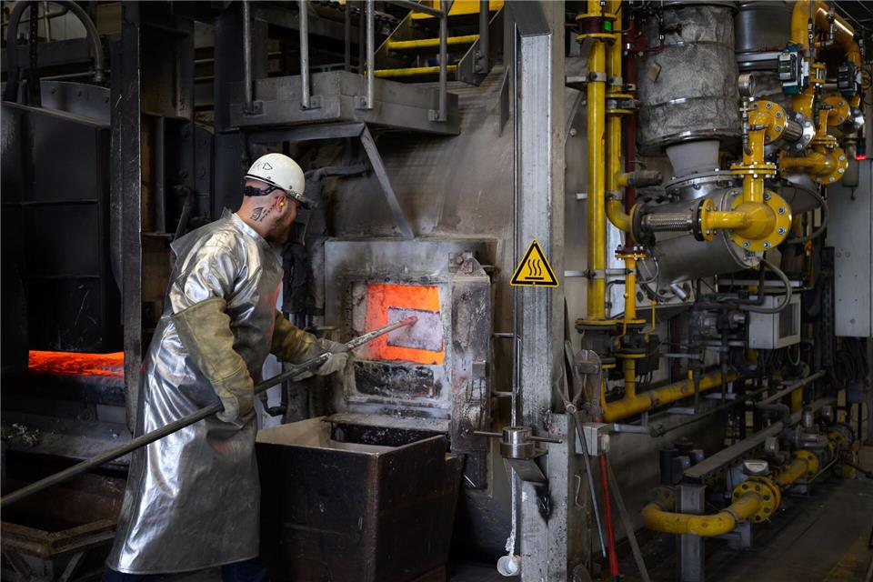 Die Aluminiumgießerei HMT entwickelt ihre Produktion für Wasserstoff weiter. Hendrik Schmidt/dpa