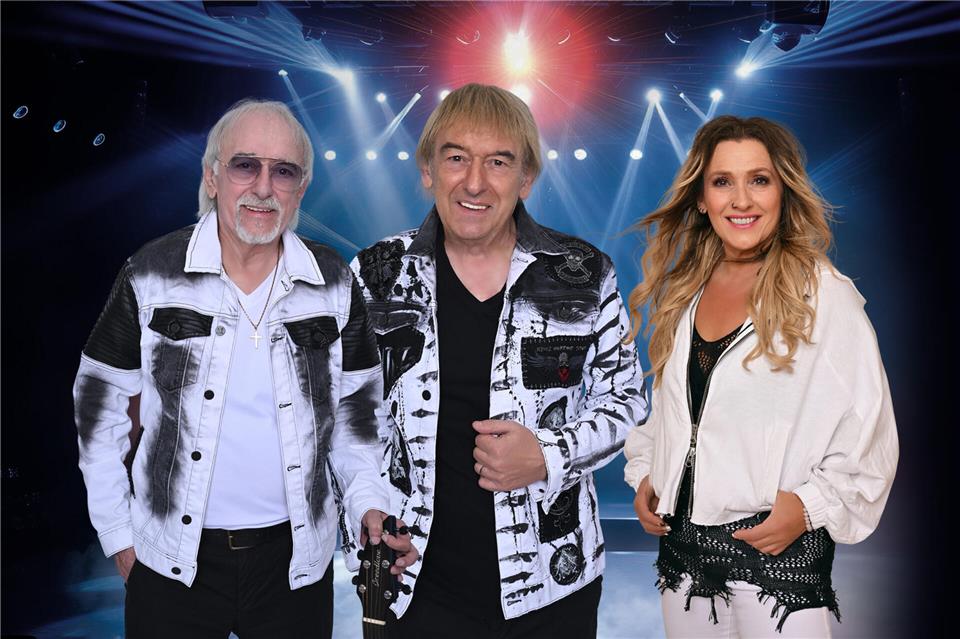 Die Amigos und Daniela Alfinito gastieren am 3. Mai in der Borkener Stadthalle.