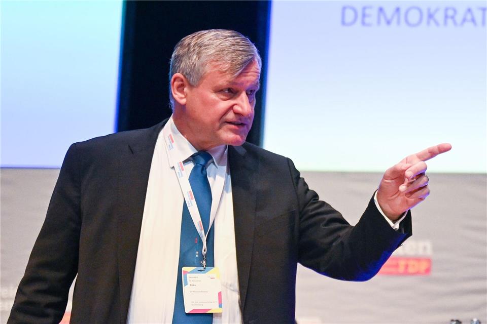 Die Ampel-Koalition im Bund ist der FDP aus Sicht von Landesfraktionschef Hans-Ulrich Rülke zum Verhängnis geworden. Bernd Wei�brod/dpa