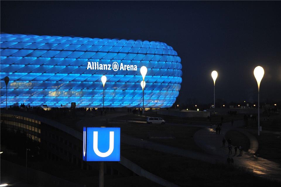 Die Anfahrt mit der U-Bahn zur Allianz Arena wird am Mittwoch voraussichtlich nicht möglich sein. (Archivbild)picture alliance / dpa
