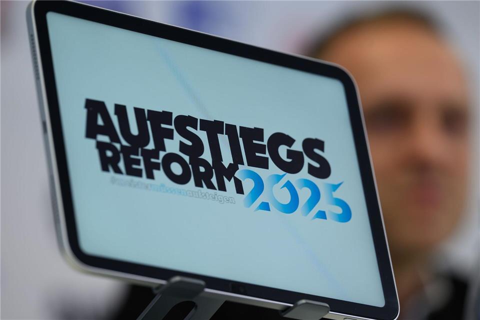 Die Arbeitsgruppe Regionalliga-Reform hat zwei Lösungsmodelle erarbeitet. (Archivbild)Hendrik Schmidt/dpa