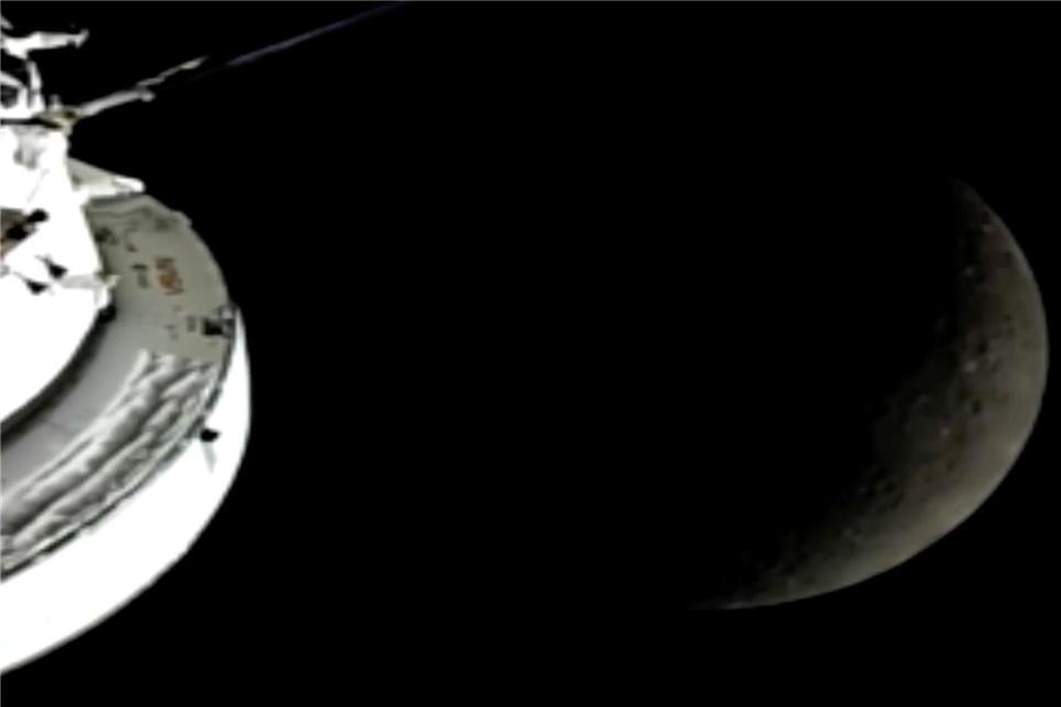 Die Astronauten sind dem Mond nahe gekommen. Uncredited/NASA/dpa