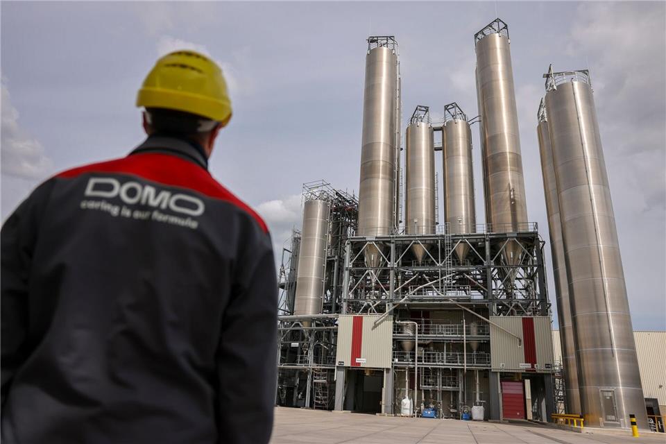 Die Auffanggesellschaft für die insolvente Domo Caproleuna hat nun selbst einen Insolvenzantrag in Eigenverwaltung gestellt. (Archivbild)Jan Woitas/dpa
