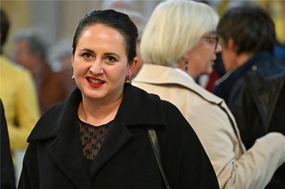 Die Autorin Nino Haratischwili sieht einen Verfall der Meinungsfreiheit. Jennifer Brückner/dpa