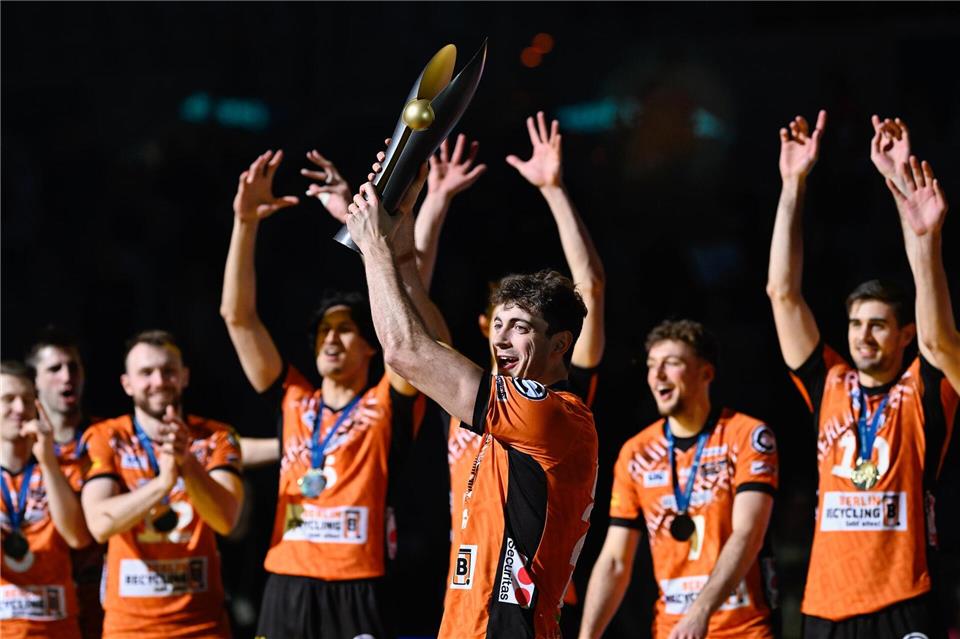 Die BR Volleys sind der Titelverteidiger bei den Männern.Uwe Anspach/dpa