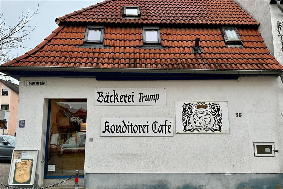 Die Bäckerei Trump wird geschlossen.Katja Sponholz/dpa