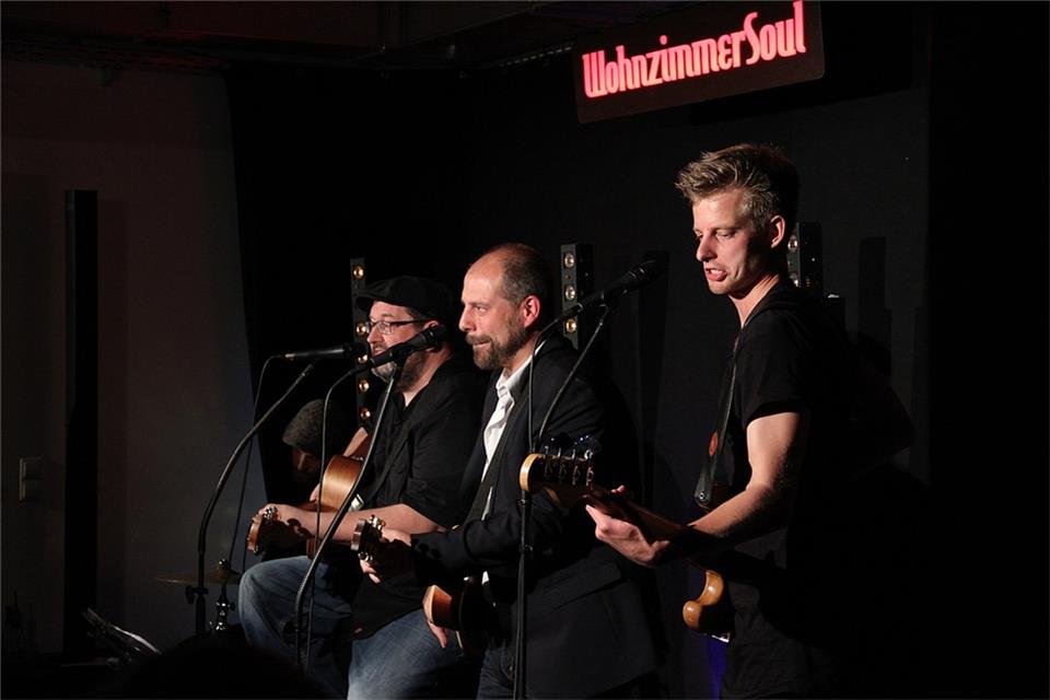 Die Band „Wohnzimmer Soul“ spielt zum Auftakt der Veranstaltungsreihe. 