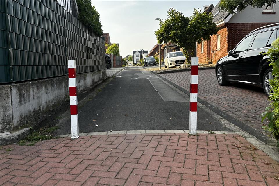 Die Barbarastraße in Heiden soll ausgebaut werden. Das Vorhaben ist Thema im Bau- und Klimaauschuss.