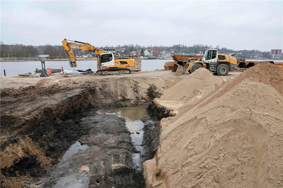 Die Bauarbeiten am Wikingeck i Schleswig dauerten rund zwei Jahre. (Archivbild).Frank Molter/dpa