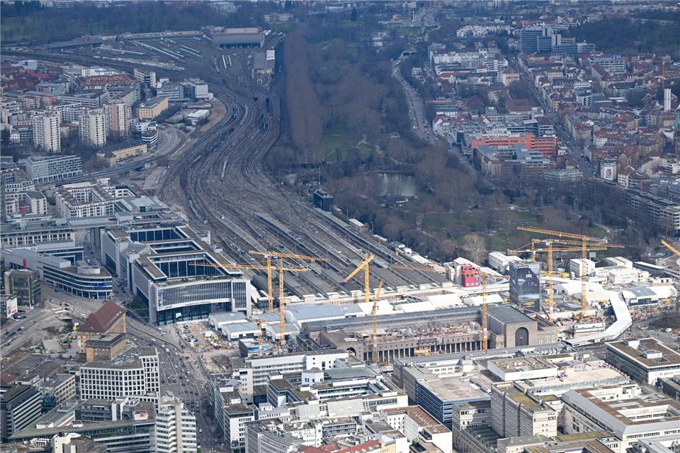 Die Bauarbeiten für Stuttgart 21 laufen seit 2010. (Archivbild)Bernd Weißbrod/dpa