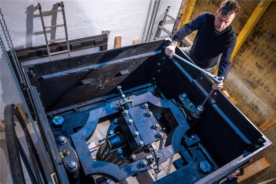 „Die Bauart ist wirklich sehr selten“, sagt der Restaurator Ulrich Feldhaus.Jens Büttner/dpa