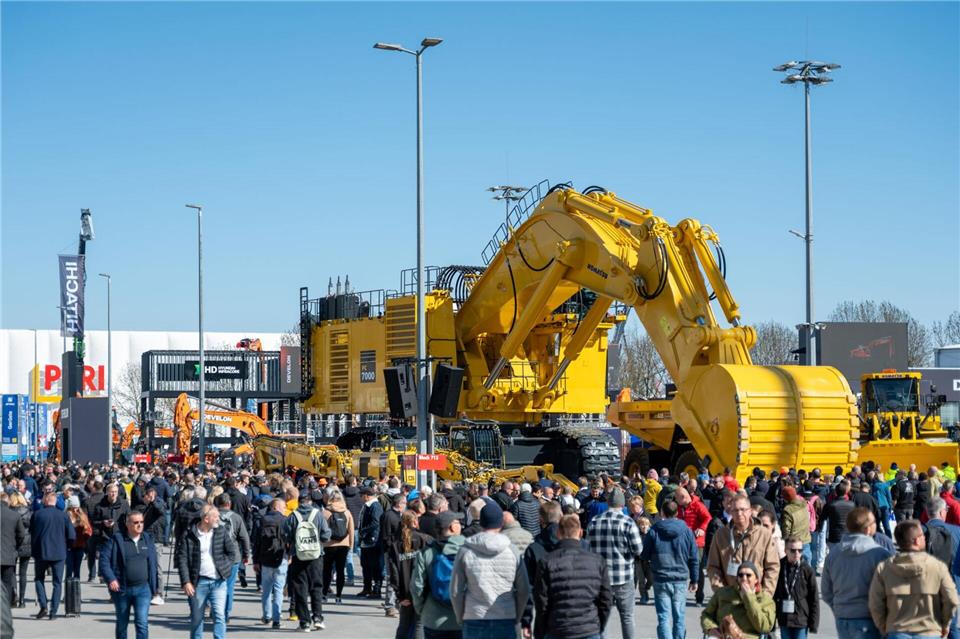 Die Bauma zog mehr als eine halbe Million Besucher an.Leonie Asendorpf/dpa