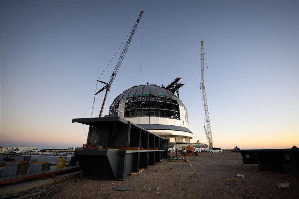 Die Baustelle der Teleskopanlage (Extremely Large Telescope, ELT) der Europäischen Südsternwarte (ESO) auf dem Berg Cerro Armazones Bernd von Jutrczenka/dpa