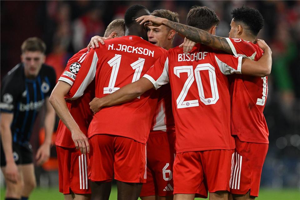 71 Treffer: Torreichster Spieltag in der Champions League Die Bayern hatten gegen Brügge viel zu jubeln. Sven Hoppe/dpa