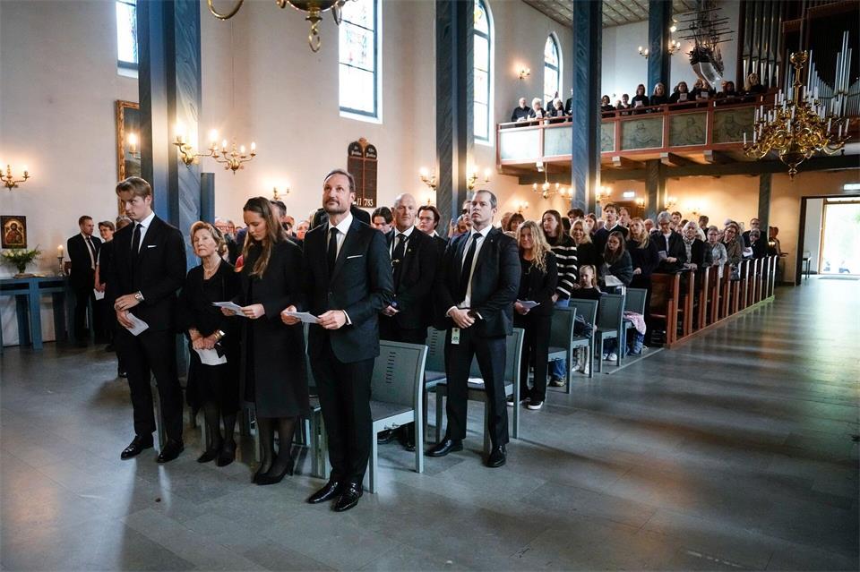 Die Beisetzung von König Harald V. - hier ein Gedenkgottesdienst - findet am 9. September statt.Cornelius Poppe/NTB/dpa