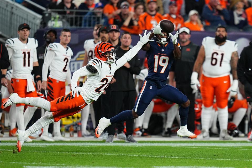 Die Bengals streckten sich gegen die Broncos vergeblich.Jack Dempsey/AP/dpa