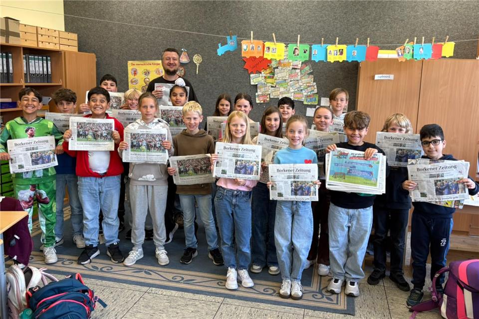 Die Berichterstattung zur Fußball-WM war ein großes Thema. Zudem wollten die Schüler wissen, was das Besondere am Beruf des Reporters ist.