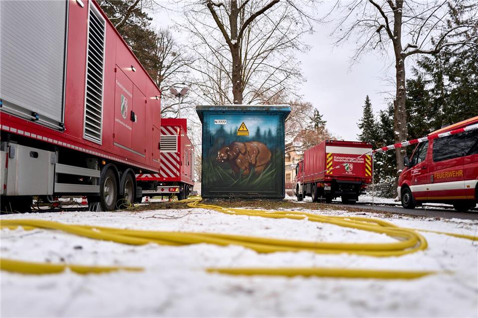 Die Berliner Feuerwehr erhielt Unterstützung aus NRW. Michael Ukas/dpa