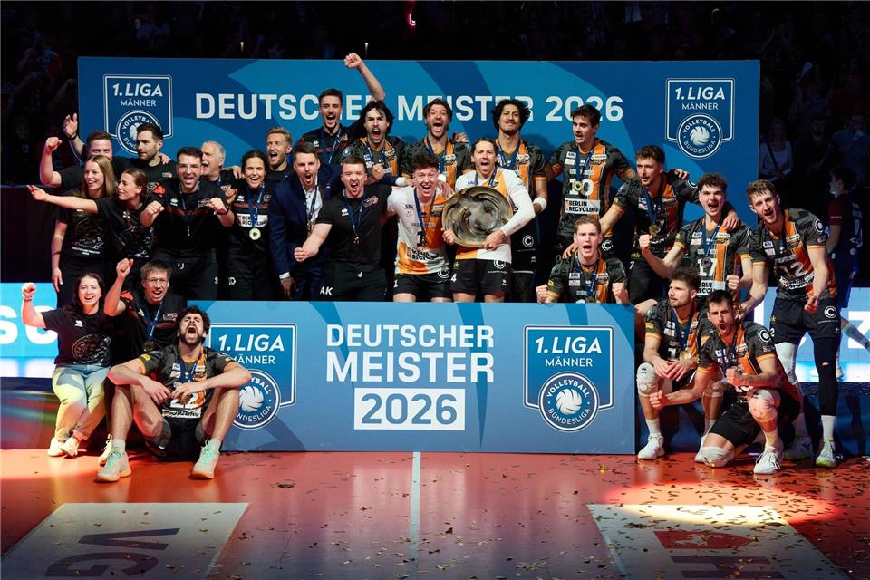 Die Berliner hatten den zehnten Titel in Folge geholt. Georg Wendt/dpa