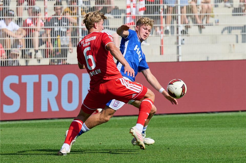 Die Berliner starten am nächsten Wochenende im DFB-Pokal.Annette Riedl/dpa