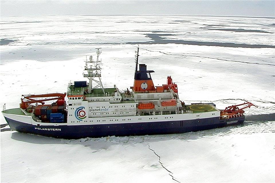 Die Besatzung der „Polarstern“ sammelt auch an Bord Spenden für den guten Zweck. (Archivfoto)Carmen Jaspersen/dpa