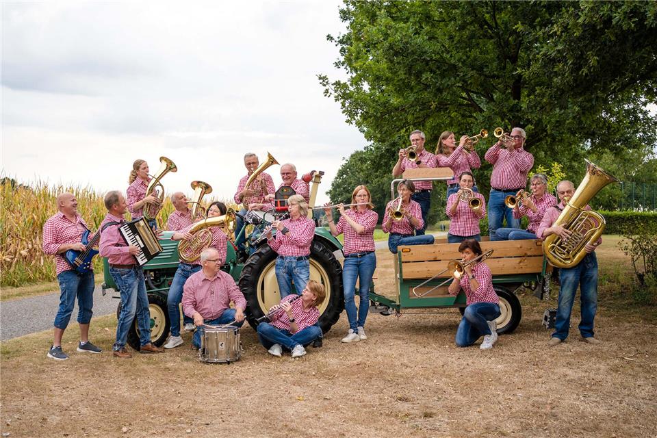 Die Böhmische Runde des Musikvereins Rhedebrügge freut sich auf ihren Auftritt.