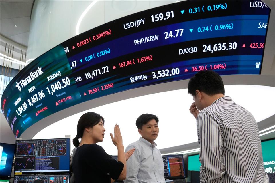 Die Börse in Seoul hat äußerst positiv auf das Rahmenabkommen zwischen dem Iran und den USA reagiert. Ahn Young-joon/AP/dpa