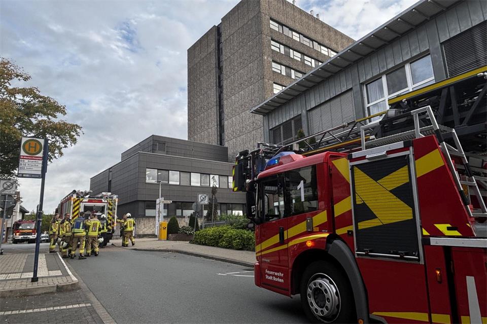 Die Borkener Feuerwehr war am Dienstag (8. September) im St.-Marien-Hospital im Einsatz.