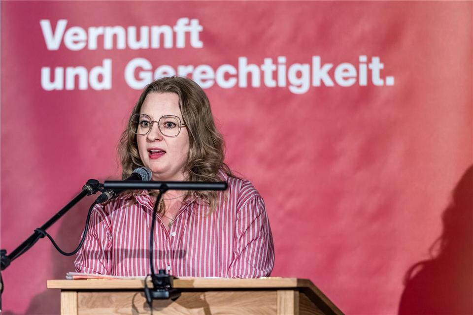Die Brandenburger BSW-Landesvorsitzende Friederike Benda steht bei mehreren Kreisvorsitzenden in Kritik, die aus der Partei ausgetreten sind. (Archivbild) Frank Hammerschmidt/dpa