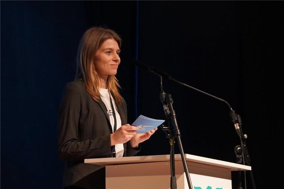 Die Brandenburger Landeschefin der Jungen Union Brandenburg, Laura Strohschneider, hat ihren Rücktritt vom Amt und ihren Austritt aus der CDU erklärt. (Handout)Gregory Gosciniak/dpa