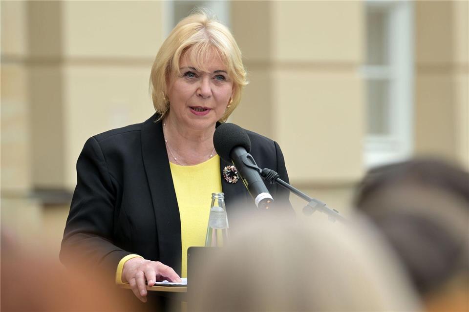 Die Brandenburger Landtagspräsidentin Ulrike Liedtke (SPD) äußert sich zur Frage eines AfD-Verbotsverfahrens. (Archivbild)Michael Bahlo/dpa