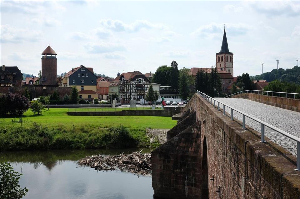 Die „Brücke der Einheit“ bei Vacha in Thüringen an der Landesgrenze zu Hessen. (Archivbild)picture alliance / Jens Kalaene/dpa-Zentralbild/dpa