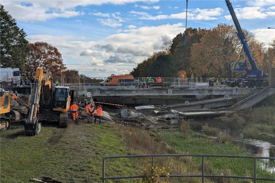 Marode Brücke als Studienobjekt in Senftenberg  Die Brücke soll bei ihrem Abriss als Forschungsobjekt dienen.-/Landesbetrieb Straßenwesen/dpa