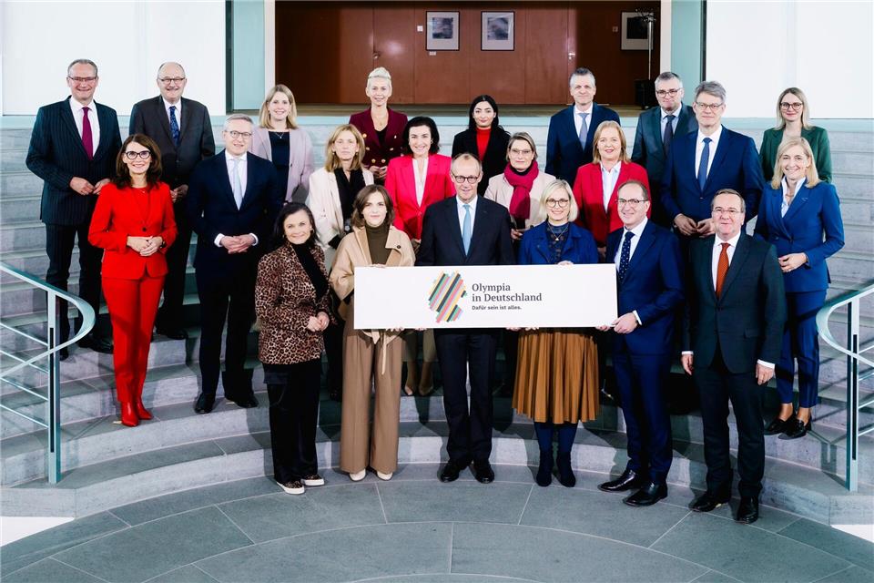 Die Bundesregierung unterstützt die deutsche Olympia-Bewerbung.Tobias Koch/Bundesregierung/dpa
